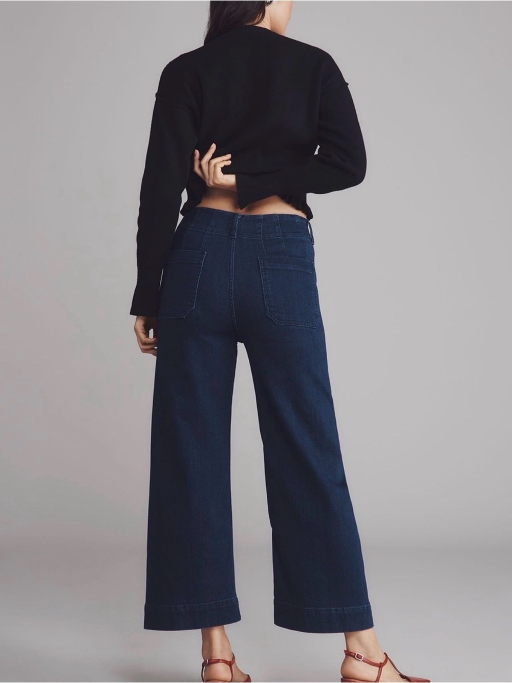 Maeve cropped Colette pants size 31. Indigo blue. GUC - Picture 8 of 9